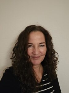 Tanja freudig und stolz